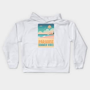 Paradise Summer Vibes Kids Hoodie